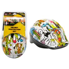 Rising Sports Ninja Turtles Kask ve Koruyucu Ekipman Seti M