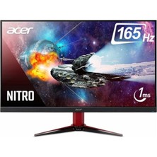 Acer 23.8 Nıtro VG240YSBMIIPX Fhd IPS LED 1ms 165hz 2xhdmı Dp Cercevesiz Gamıng Monıtor - Outlet