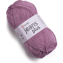 Yarnart Jeans Plus Gül Kurusu Koton Yazlık Tüylenmez El Örgü Ipi 65