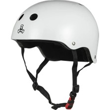 Triple Eight The Certified Sweatsaver White Glossy Kask L/xl