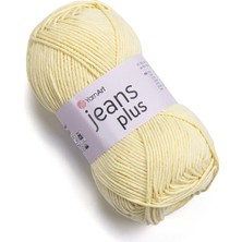 Yarnart Jeans Plus Bebek Sarısı Koton Yazlık Tüylenmez El Örgü Ipi 67