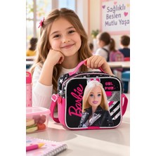 Barbie Beslenme Çantası Çocuk Öğrenci Okul Yemek Çantası Günlük Okul Kullanımı 23X19X10 cm
