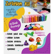 Senacacollection Air Clay Zıplayan Kil Hava ile Kuruyan Kil Oyun Hamuru 1 Paket (12 Adet)