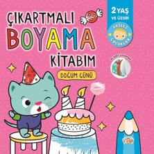 0-6 Yaş Yayınları Çıkartmalı Boyama Kitabım Doğum Günü