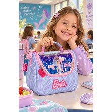 Barbie Deniz Kızı Termal Beslenme Çantası Kız Çocuk Okul Yemek Çantası Günlük 22X20X12 cm