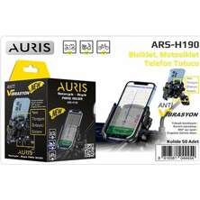 Auris H190 Anti Vib.motorsiklet Telefon Tutucu