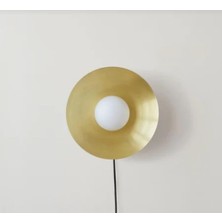 Modern E27 Duylu Aplik Opal Camlı Duvar Lambası Kablolu Aplik MYL00351038