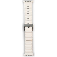 Eco Port Apple Watch 42MM Magnus Mıknatıslı Silikon Kordon (Saat Değildir) - Yıldız Işığı Abc