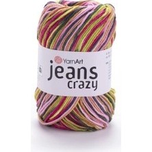 Yarnart Jeans Crazy Renkli Amigurumi Ipi 7206