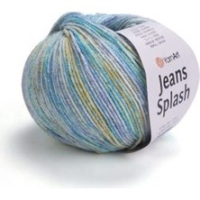 Yarnart Jeans Splash Ebruli Renkli Koton Yazlık Tüylenmez El Örgü Ipi 959
