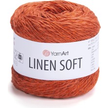 Yarnart Linen Soft Turuncu El Örgü Ipi 7310