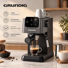 Grundig Delisia Coffee Ksm 4330 Süt Köpürtücülü Manuel Espresso Makinesi