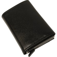 Hakiki Deri Mekanizmalı Cüzdan Manyetik Pelit Collection