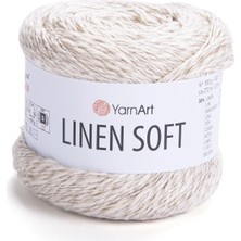 Yarnart Linen Soft Krem El Örgü Ipi 7303