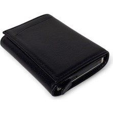 Pelit Collection-Mekanizmalı Kartlık Hakiki Deri Cüzdan