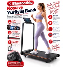 Ensiga Yeni Nesil Bluetoothlu 8/10 Km Hız 2 Hp Motor Kumandalı %5 Eğimli Koşu Bandı Müzik Çalarlı