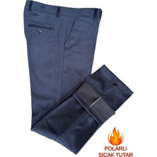 Gambia Outdoor's Erkek Rahat Kesim Yüksek Kalite Klasik Kışlık Kalın Içi Polarlı Termal Kadife Pantolon Baba Fitilli