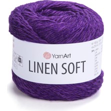 Yarnart Linen Soft Mor El Örgü Ipi 7324