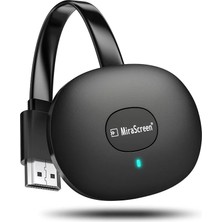 Mucize Mirascreen Kablosuz Görüntü Aktarıcı / Wireless Display Dongle ve Wi-Fi Anten Kablosu Seti
