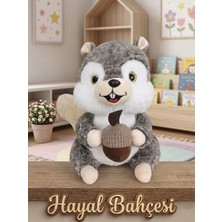 Hayal Bahçesi Sevimli Kuyruklu Sincap 35 cm Peluş Oyuncak