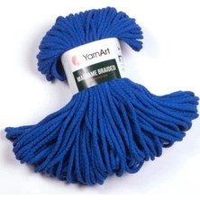 Yarnart Macrame Braided Koyu Mavi Makrame Ipi 772