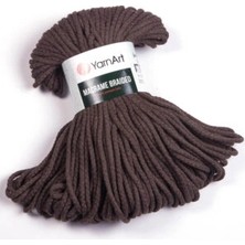Yarnart Macrame Braided Koyu Kahverengi Makrame Ipi 769