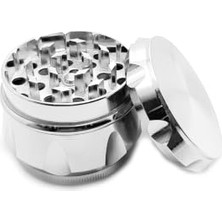Kazan Hobi Silver 55 Mm. Tütün Baharat Herbal Öğütücüsü Parçalayıcı PZ39SLV