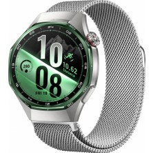 Sneezy Huawei Watch Gt7 Pro 46MM Uyumlu Manyetik Milanese Loop Metal Kordon