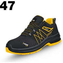 İbtaş SGS2947 - No:47 Cross S1 Çelik Burunlu Spor Iş Ayakkabısı - Ergonomik - Antistatik - Su Geçirmez - Nefes Alır