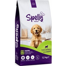 Spelly Yavru Köpek Maması Kuzulu Pirinçli 1,2 kg