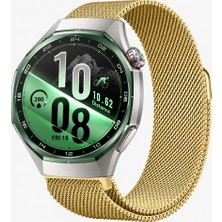 Sneezy Huawei Watch Gt7 Pro 46MM Uyumlu Manyetik Milanese Loop Metal Kordon
