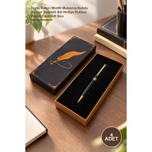 Yenilig 4 Adet Hediyelik Kalem Kutusu – Tüylü Kalem Motifli Mukavva Kutulu Sünger Destekli Şık Hediye Kutusu Pencil Case Gift Box