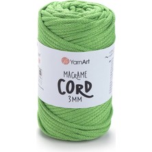 Yarnart Macrame Cord 3 mm Yeşil Makrame Ipi 802
