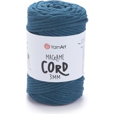 Yarnart Macrame Cord 3 mm Petrol Mavisi Makrame Ipi 789