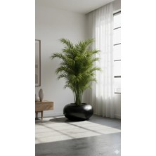 Büyük Boy 60X50X35 cm Dekoratif Fiber Saksı | Gravel Tasarım | Iç & Dış Mekan | Bahçe Balkon Teras Saksısı