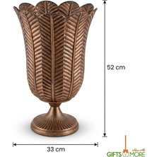 Panalı Metal Dekoratif Vazo
