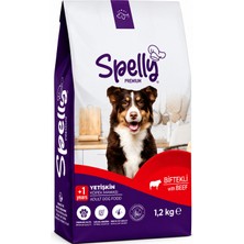 Spelly Yetişkin Biftekli Kuru Köpek Maması 1,2 kg
