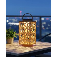 Vivense Özcan Aydınlatma Solar Iç Mekan Masa Lambası D19XH37CM, 4457S-13