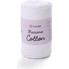 Yarnart Macrame Cotton Beyaz Makrame Ipi 751