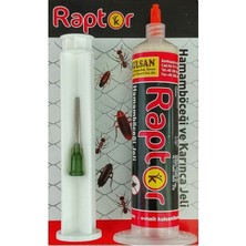 Volkan Ziraat Mühendislik Raptor Hamam Böceği ve Karınca Jeli 35 gr Raptor Hamamböceğinde Etkili Son 35 gr Jel Yem Uygulama Şırıngası Dahil