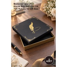 Yenilig 5 Adet Tüylü Kalem Hediye Kutusu – Mukavva Tasarım, Küçük Boy 16X17X4 Cm, Takı Kutusu ve Gift Box