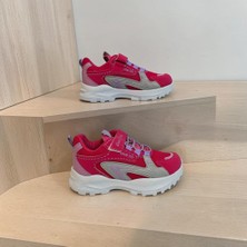 Almera Kids 620 Fuji-Lila Cırtlı Kız Çocuk Spor Ayakkabı