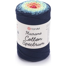 Yarnart Macrame Cotton Spectrum Karışık Renkli Makrame Ipi 1318