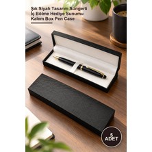 Yenilig 5 Adet Siyah Hediyelik Kalem Kutusu – Şık Siyah Tasarım Süngerli Iç Bölme Hediye Sunumu Kalem Box Pen Case