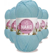 Pileli Store 5 Adet Cotton Lüks Yelek Tunik Kazak Bluz Hırka Ipi Yünü Buz Mavi 97564