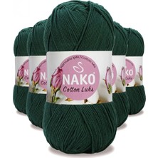 Pileli Store 5 Adet Cotton Lüks Yelek Tunik Kazak Bluz Hırka Ipi Yünü Koyu Yeşil 97580