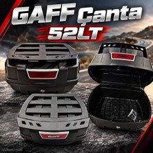 G48 Gaff Motosiklet Arka Çanta 48 Lt Su Geçirmez Dayanıklı Malzeme ile Kolay Montaj