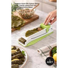 Yenilig 1 Adet Yaprak Sarma Makinesi – 3 Kademe Ayarlı Elle Çalışan Sarma Cihazı, Yaprak Lahana Pazı Için, Karışık Renk Dolma Maker