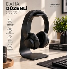 Trend Clicker Kulaklık Standı – Masaüstü Headset Tutucu, Gaming Oyuncu Kulaklık Askısı ve Düzenleyici – Siyah