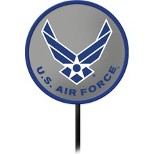 Store U.s. Air Force Garden Stake - Bahçe Dekoru - Çim ve Avlu Için Dekoratif Kazık - Çok Renkli